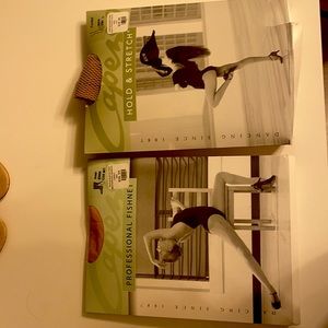 Profesional dancer fishnet & capezio tights